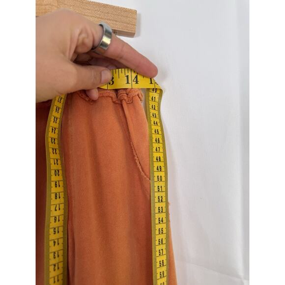 Easel Los Angeles Women's Cargo Wide Leg Pants Orange Size M Lounge - Picture 5 of 7